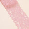 3 Yards Elastizität Spitzenbordüre Spitzenband,8cm Breite Bunte Spitzen-Blumen Borte Dekoband Zierspitze Zierband Spitzenstoff Spitzenborte für Nähen DIY Handwerk Kleidung Unterwäsche,Rosa