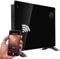 Baridi Electric Glass Panel Heater, 2000W, Thermostat Controlled 24Hr 7 Day Timer, Wi-Fi Enabled, Remote Control, Black - DH139