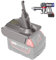 LabTEC Akku-Adapter für Dyson V7&V8, Umrüstung von Milwaukee 18V Akku auf Dyson 21.6V V7&V8 Series Akku, Ersatz für Dyson V7 V8 Absolute Fluffy Animal Trigger Motorhead Pro