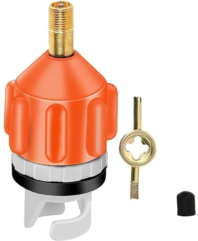 Taicols Adaptateur de Kayak, Adaptateur de Pompe Sup, Sup Adaptateur de Valve pour Kayaks Planches à Pagaie pour Canots Pneumatiques Kayak Pompe Pied Pompe électrique