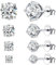 ChicSilver 4 Paar Zirkonia Ohrstecker Set, 925 Silber Ohrring Stecker, 3mm/4mm/5mm/7mm Ohrstecker mit Zirkonia Set, Kleiner Ohrschmuck für Damen Mädchen