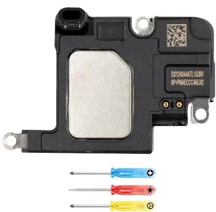 MMOBIEL Earpiece Compatible with iPhone 14 Pro Max - Earphone/Ear Speaker Replacement - Top Phone Ear Speaker Repair - Includes Screwdriver