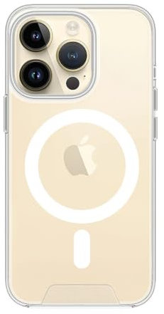 Max Power Digital Compatible con Magsafe para móvil Apple iPhone 13 Pro Funda Carcasa Silicona Transparente Resistente