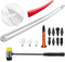 MENQANG Dent Removal Tool Set di strumenti per la rimozione dei danni o per la rimozione dei denti, con 3 sfere rotonde e martello per la riparazione dei denti