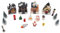 Riuulity Beleuchtete Weihnachtsdorf-Sets, Ornamente, Leuchtendes Haus, Kleine Figuren Im Europäischen Stil, Astronautenfiguren, Exquisite Iglu-Dekoration