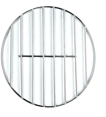 KeuLen Grillrost aus Edelstahldraht, Gitterroste aus Edelstahl mit rundem Geflecht, Netze for Braten zu Hause, Speckgrillwerkzeug, Eisennetze, Grillzubehör(39.8cm)