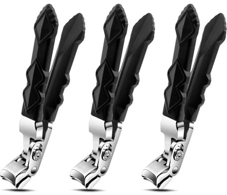 Dotmalls ClipMaster Pro, Grishay ClipMaster Pro, Cumulus Clipmaster Pro Coupe-ongles, manche long, tête inclinée ergonomique, coupe-ongles pour seniors, pour personnes âgées (3Pcs)