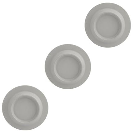 Soapi - 3er-Pack Schwebender Seifenhalter Magnet zum Kleben - Grau - Wand Magnethalter für Seife - Ablage Seifenschale Magnetseifenhalter ohne Bohren/Saugnapf