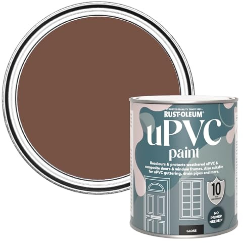 Rust-Oleum uPVC Door and Window Paint in Gloss Finish - Faded Ember 750ml
