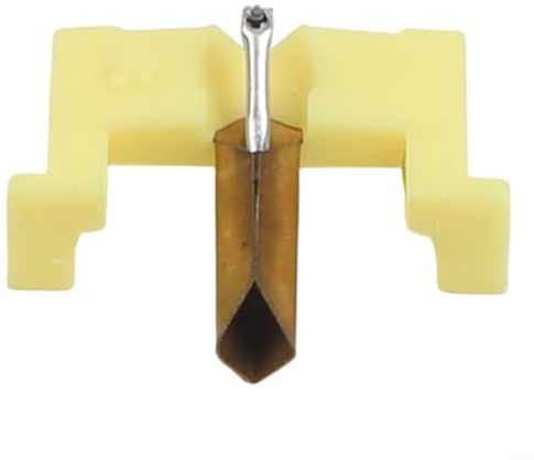 Puntina di ricambio per giradischi Shure M70B, N70B, N72B, compatibile con cartuccia fonografica, punta stilo per dischi LP e ago per riproduzione audio (giallo)