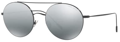 Armani Damen 0AR6050 301488 54 Sonnenbrille, Schwarz (Black/Grey Silver)