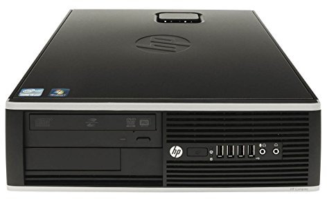 HP Elite 8200 Sff - Ordenador de sobremesa (Intel Core I5-2400 Quad Core, 8GB RAM, SSD de 240 Gb, DVD, WINDOWS 10 PRO Original) Negro (Reacondicionado)