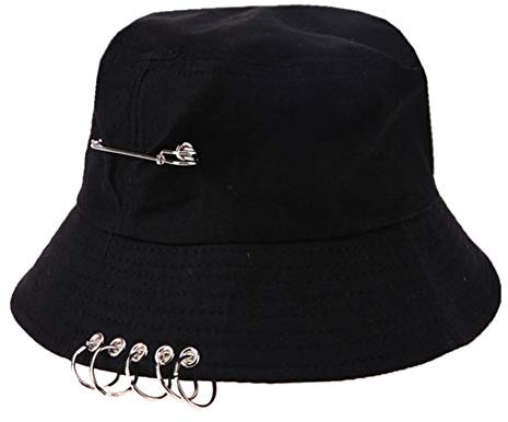 Folding Angeln Cap Außen Jagd kühles Eisen Ring Bucket Hat Solid Color Fishing Sonnenhut für Männer und Frauen