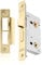 XFORT® Polished Brass Bathroom Lock 65mm for Internal Wooden Doors, Mortice Door Lock for Bathroom, Door Latch Mechanism and Thumbturn Locking Door Security, CE Approved and Fire Rated Protection