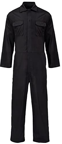 Mens Work Overalls Coveralls Navy Boilersuit Warehose Mechanic Garage Workwear Suit