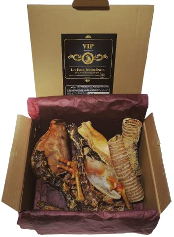 Caja de golosinas para trufas exigentes, regalo de placer artesanal para perros, formato de perros medianos, golosinas y huesos para mascar, felicidad para tu compañero