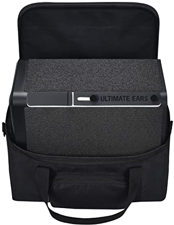 Hzycwgone Case Tote Bag for Ultimate Ears HYPERBOOM Portable Bluetooth Speaker,HYPERBOOM Rugged Shoulder Bag,Extra Storage Pockets for Charger,Cable,Phone and Accessories(Black)