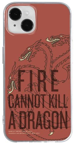 ERT GROUP mobile phone case for Iphone 14 original and officially Licensed Game of Thrones pattern 015 optimally adapted to the shape of the mobile phone, case made of TPU