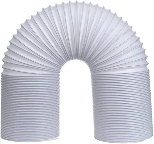 LUXTE Universal Air Conditioner Exhaust Hose, 5.9inch Diameter Thread Vent Hose for Portable Duct Extension Kit, Whynter Delonghi (Anti-Clockwise Thread, Length 150CM)