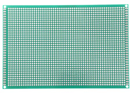 YOKIVE 5pz Singolo Lato Universale Stampato Circuito Schede, FR-4 PCB Stagno Scheda, Buono per Fai da te Saldatura Elettronica Progetti (Verde, 100x150mm)