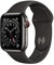 Apple Watch Series 6 (GPS + Cellular, 40mm) Graphite Stainless Steel Case with Black Sport Band - Regular (Reacondicionado)