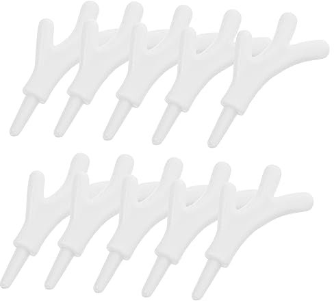 Hohopeti 100st Künstliches Rentiergeweih Zum Basteln Hirsch-wohnkultur Diy-schneemann-hände Diy Hirschhorn Stirnband Aus Hirschhorn Hirschgeweih Stirnbänder Plastik Mini Weiß Kleines Geweih