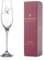 DIAMANTE Swarovski 50th” Birthday Champagne Flute – Single Crystal Champagne Glass with Platinum 50 Embossed and Swarovski Crystals – Gift Boxed