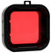 Generic Filtro UV rojo para GoPro Hero 4/3+, filtro submarino de plástico ABS audaz y resistente