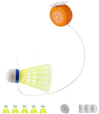 Crazyview Self Study Badminton Trainer Portable Practice Robot Professional Stretch Badminton Shuttlecock Tool Self-study Training Rebound