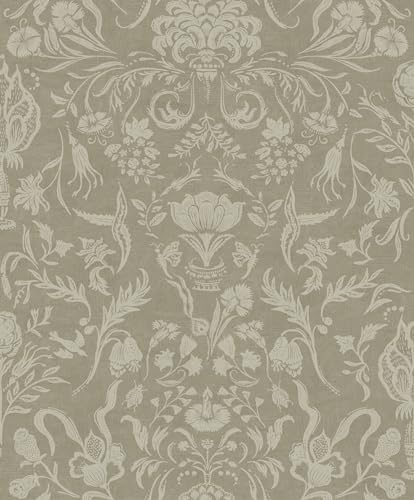 LOOKS BY WOLFGANG JOOP Vliestapete Majestic Damask Brown 10mx53cm | | Einfach anzubringen und zu Entfernen 1005 x 53