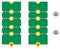 CY Lot de 2 cartes M2 NGFF NVME M.2 pour transfert d'adaptateurs étendus 2230 2242 2260 2280 pour passer à un SSD de taille longue