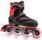 Ruthfot Verstellbarer Inliner für Kinder Jungen und Mädchen mit beleuchteten Rollen, Outdoor Rollerskates für Kinder und Frauen