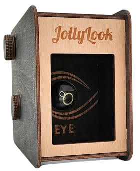 Jollylook Eye – Smartphone Instant Photo Printer | Vintage Style, Eco-Friendly, No Battery Needed, Compatible with Instax Mini Film (Not Included) | Portable & Retro Printer for Fun Analog Memories