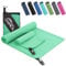 Pameil Mikrofaser Handtuch 2er Set-(160x80cm Groß Badetuch+80x40cm Klein Handtüch), Kompakt & Schnelltrocknend Microfaser Handtücher- das Sporthandtuch,Reisehandtuch, Strandhandtuch(Gras-Grün)