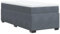vidaXL Boxspringbett, Polsterbett Bett mit Matratze, Bettgestell mit Lattenrost, Einzelbett für Schlafzimmer, Dunkelgrau 90x200cm Samt