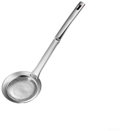 Kitchen Skimmer Strainers, Stainless Steel Cooking Skimmer Filter Spoon Foam Spoon Grease Trap Spoon(small)