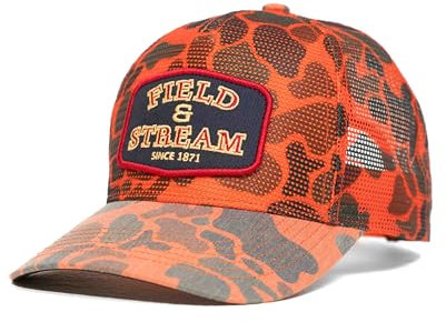 Field & Stream Herren Cap Verschluss, Roosevelt/Orange Camo, Einheitsgröße