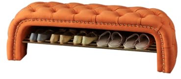 TAOXUNHAO Fußstütze Tritthocker Tür Schuhbank Garderobe Sofa Bank Schuhbank Umkleide Fußhocker