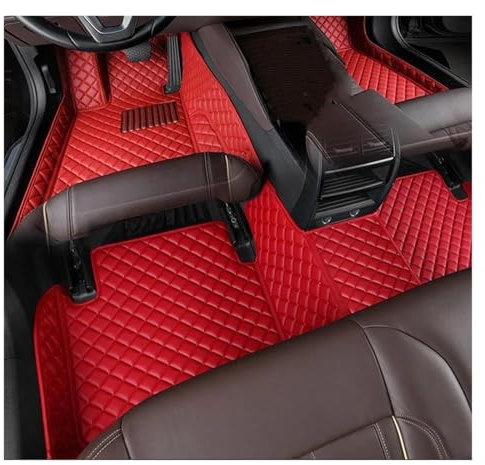 Auto-Fußmatten Für E60 E36 F30 E46 X5 E70 E30 E39 E90 F11 X3 E83 Autozubehör Autofußmatte(ROT)