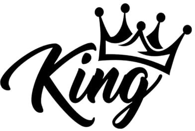 M295 15CM 20CM Auto Aufkleber KÖNIG KRONE Vinyl Aufkleber Auto Zubehör Pegatinas Para Coche Wasserdicht DIY