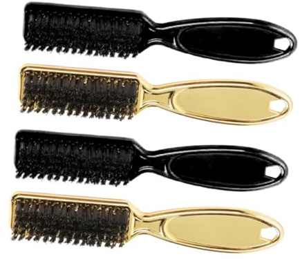 LRXIYODE 4 Stück Teiliges Nackenpinsel für Herren Professionelle Haarschneide Bartbürste Praktische Reinigung für Nacken und Haare Tragbar und Einfach zu Reinigen Geeignet für Friseure und