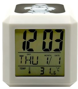 Star Wars Stormtrooper LED-Uhr – Digitaler Wecker mit Helm-Design, Geek-Raumdekoration & Sammlergeschenk