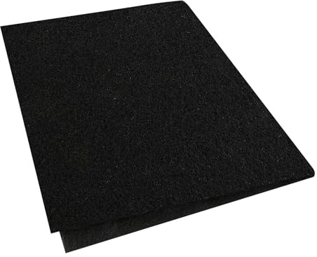 Cooker Hood Filter 57x47cm, Carbon, Flame Resistant, Universal | Extractor fan filters,high absorption,charcoal filter,cut to size,for cooker hoods,flame resistant,universal fit,replaceable