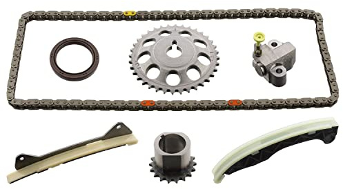 febi bilstein 101160 Steuerkettensatz für Nockenwelle, mit Gleitschienen und Kettenspanner , 1 Stück