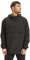 URBAN CLASSICS Veste Coupe-Vent de Mi-Saison pour Homme, Poche Kangourou, Poignets Élastiques, Capuche et Taille à Cordons, Col Zippé, 100% Polyester, Noir, Taille 4XL