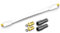 ARLI Fensterdurchführung Ultra Slim Weiß – 0,2 mm Flachkabel + 2x F-Stecker + 2 Gummitüllen TV SAT DVB-S2 DVB-T2 für Fenster Türen Wohnwagen Camping weiss