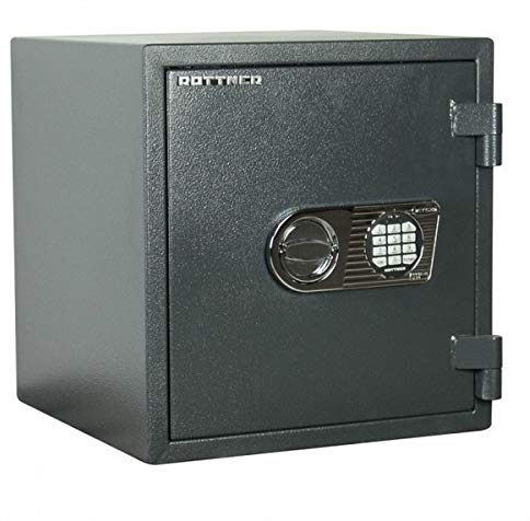 Rottner T06206 Atlas Fire Premium 45 Feuerfester Tresor EN 1 Sicherheitsstufe Elektronikschloss anthrazit, grau