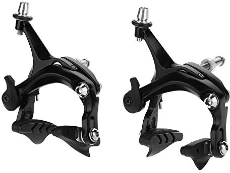 Rennrad Bremse Keenso 1 Paar Aluminiumlegierung Rennrad V-Form Mechanische Dual-Pivot Fahrradbremse Set Ersatzteile Zubehör