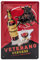LUCKYLINDE retro Blechschild passend für Veterano Osborne Brandy Liebhaber und Genießer, Deko Bar Schild, geprägtes Stahlblech für Spanien Fans, 20 x 30 cm