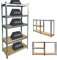 Étagère de Rangement, Robuste robal avec 5 étages à étagères Plug-in étagère entreposez-Vous Plateau de Rangement Régal Workbench 875 kg Max Load 180x90cmx40cm, galvanisé